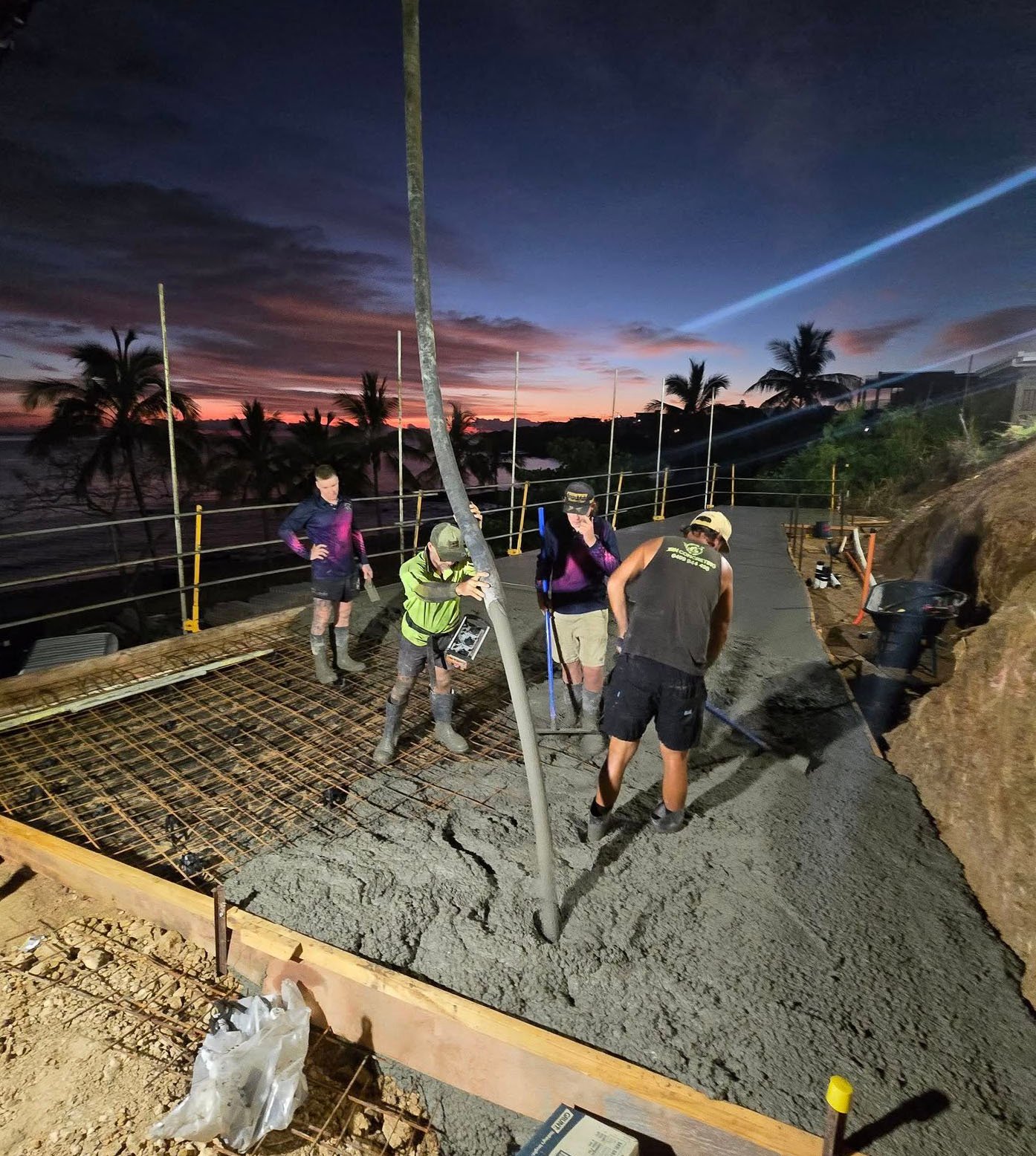 Lea Build Concrete Pour