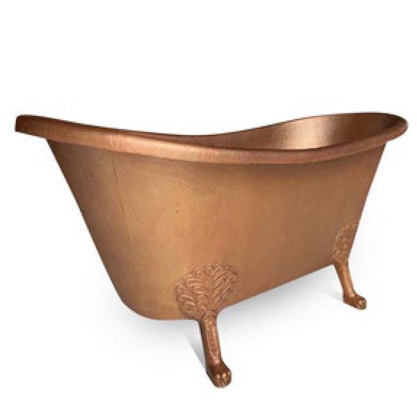 Metallic Brass Bathtub