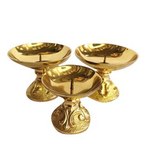 Metallic Candle Holder